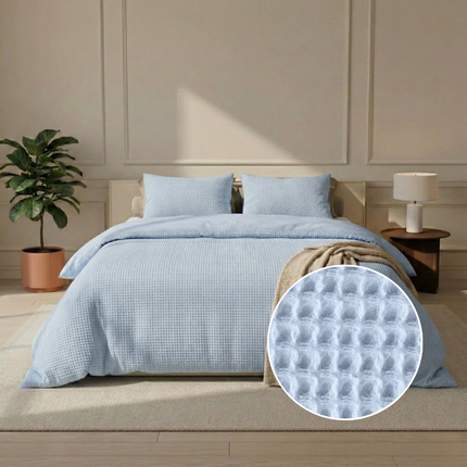 Dekbedovertrek Katoen Vafala - Blauw