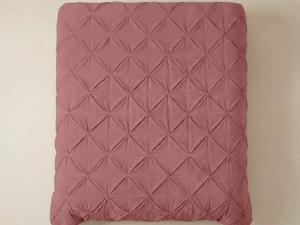 Easy Dekbed Diamond Pintuck - Roze