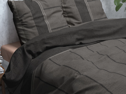 Dekbedovertrek Flanel Kees - Taupe