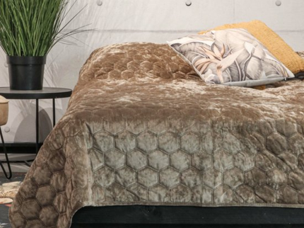 Bedsprei Peggy - Taupe