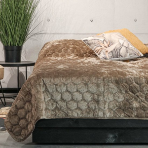 Bedsprei Peggy - Taupe