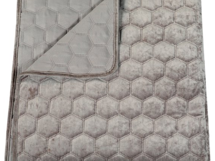 Bedsprei Peggy - Lichtgrijs