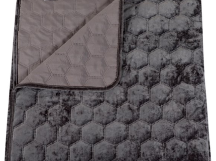 Bedsprei Peggy - Donkergrijs