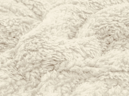 Lazy Dekbed Zonder Overtrek - Teddy - Beige/Off White