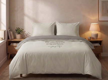 Dekbedovertrek Percale Katoen - Perfectly Imperfect
