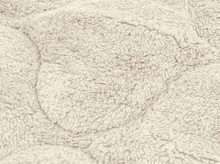 Lazy Dekbed Zonder Overtrek - Teddy - Beige/Off White