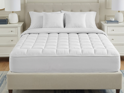 Wasbare Topper & Hoeslaken in 1 – Ultiem Slaapcomfort - Wit