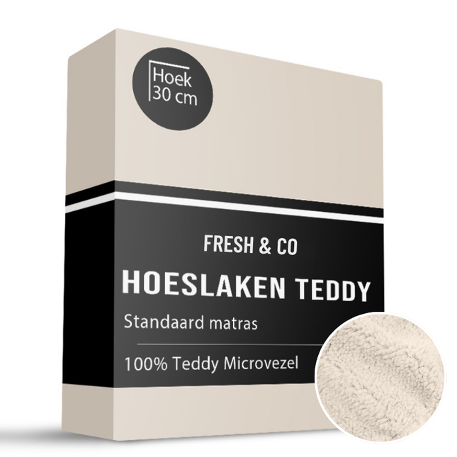 Hoeslaken Teddy - Off White