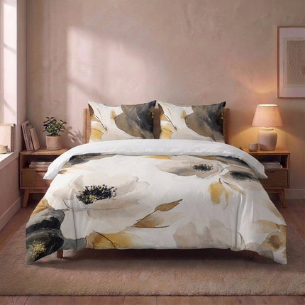 Dekbedovertrek Percale Katoen - Fields of Gold