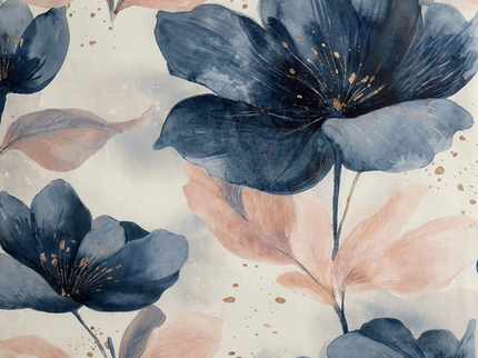 Dekbedovertrek Percale Katoen - Coral Bloom