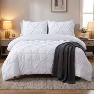 Dekbedovertrek Velvet Pintuck - Wit