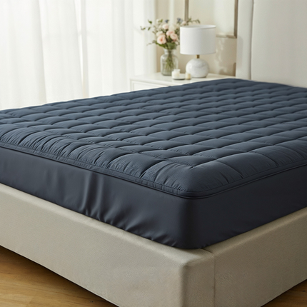Wasbare Topper & Hoeslaken in 1 – Ultiem Slaapcomfort - Antraciet