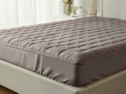 Wasbare Topper & Hoeslaken in 1 – Ultiem Slaapcomfort - Taupe