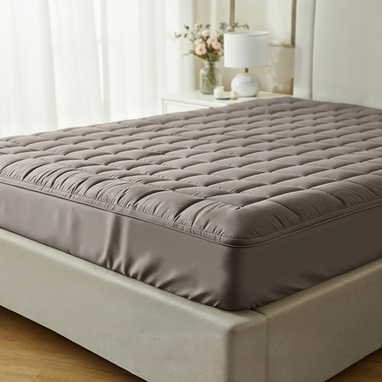 Wasbare Topper & Hoeslaken in 1 – Ultiem Slaapcomfort - Taupe