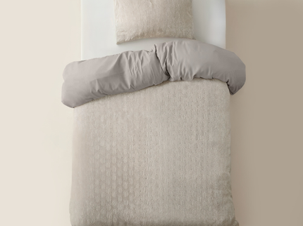 Dekbedovertrek Flanel Art - Beige