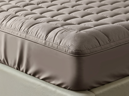Wasbare Topper & Hoeslaken in 1 – Ultiem Slaapcomfort - Taupe