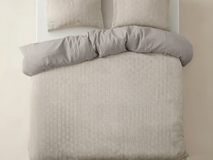 Dekbedovertrek Flanel Art - Beige