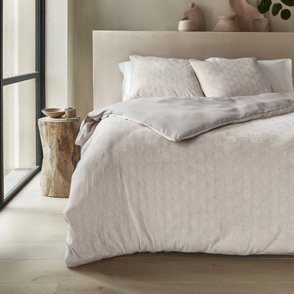 Dekbedovertrek Flanel Art - Beige