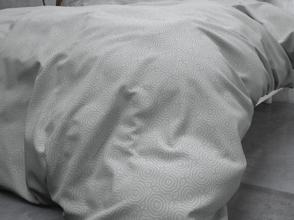 Dekbedovertrek Flanel Jason - Grijs