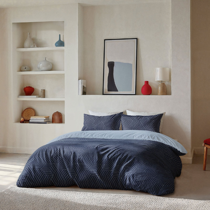 Dekbedovertrek Lined Grid