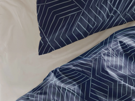 Dekbedovertrek Lined Grid