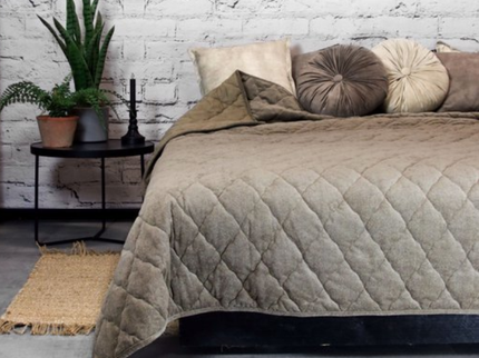 Bedsprei Jenny - Taupe
