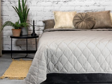 Bedsprei Jenny - Grijs