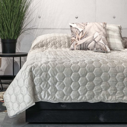 Bedsprei Peggy - Wit