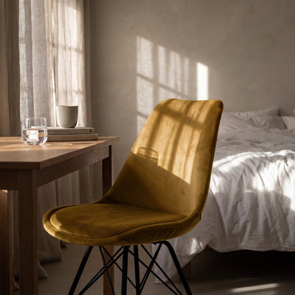 Kuipstoel Velvet - Goud