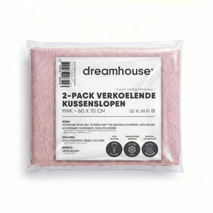 Verkoelende Kussenslopen - 2-PACK - Roze