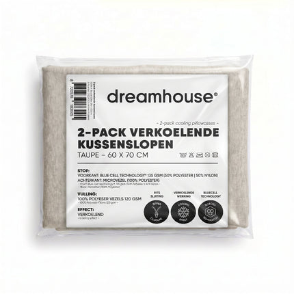 Verkoelende Kussenslopen - 2-PACK - Taupe