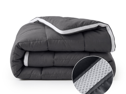 Lazy Dekbed Zonder Overtrek Zomer - 3D Air - Antraciet