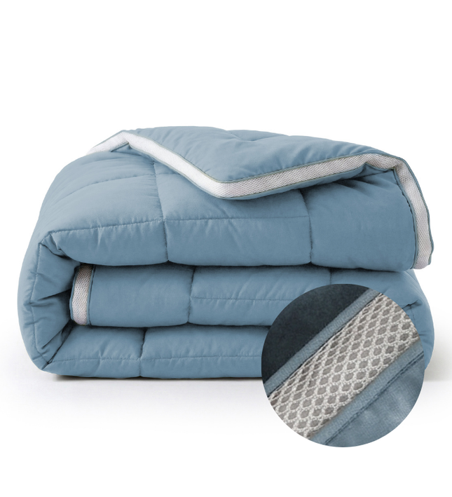 Lazy Dekbed Zonder Overtrek - 3D Air - Blauw