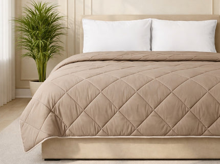 Lazy Dekbed Zonder Overtrek - Taupe