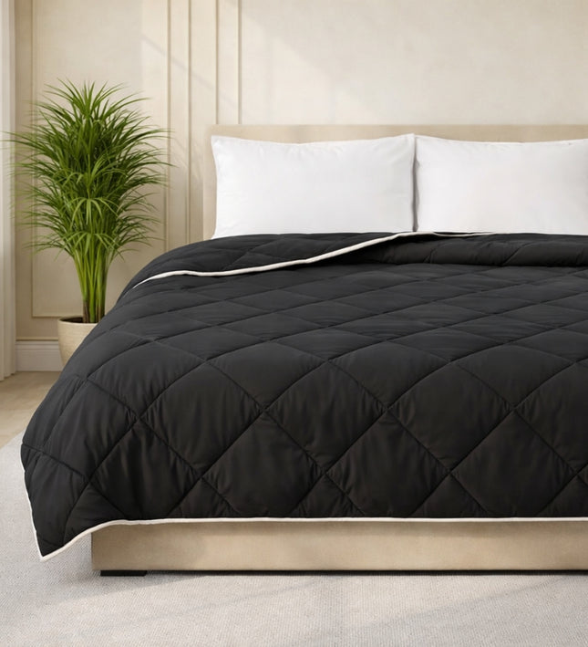 Lazy Dekbed Zonder Overtrek - Zwart