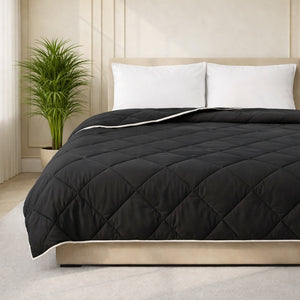 Lazy Dekbed Zonder Overtrek - Zwart