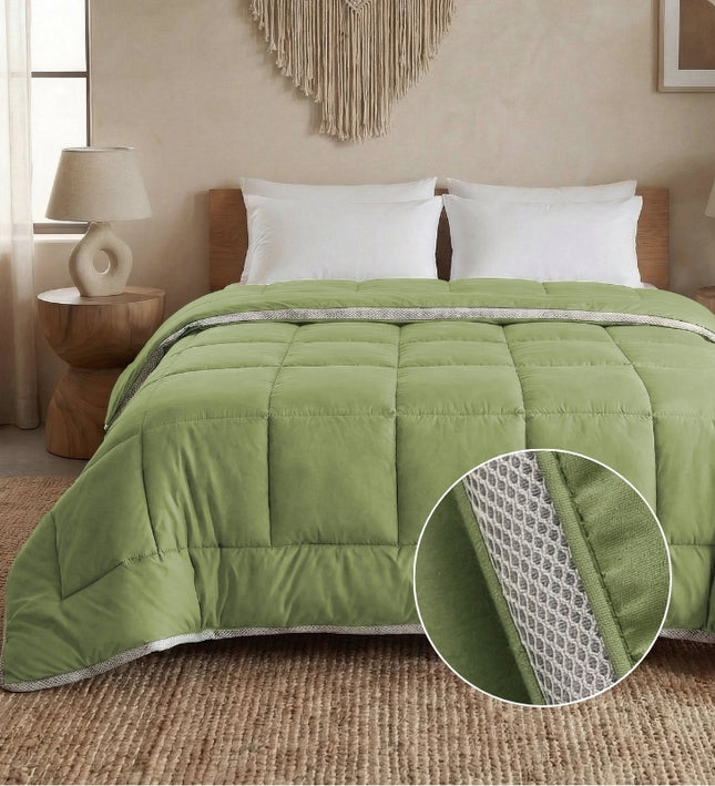 Lazy Dekbed Zonder Overtrek - 3D Air - Groen