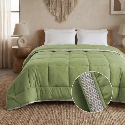 Lazy Dekbed Zonder Overtrek - 3D Air - Groen