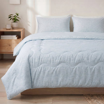 Lazy Dekbed Zonder Overtrek Verkoelend - Blauw
