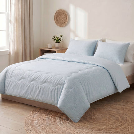 Lazy Dekbed Zonder Overtrek Verkoelend - Blauw