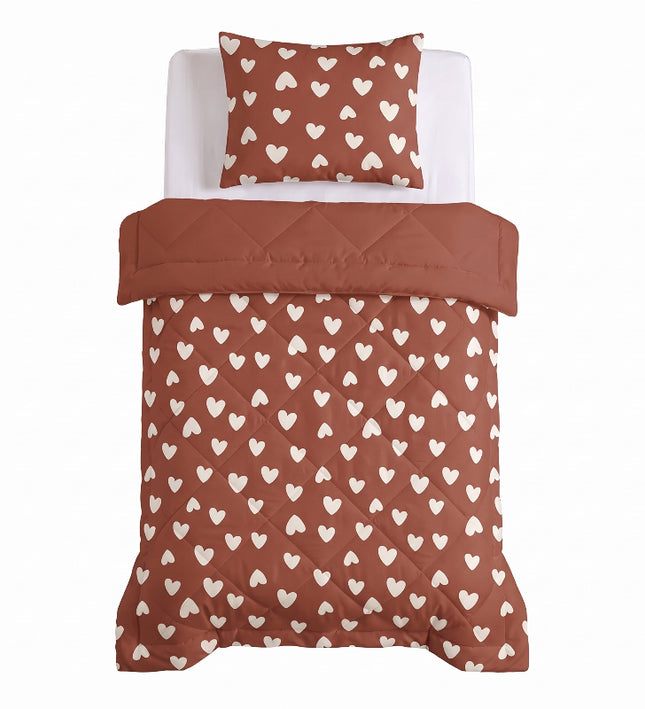 Lazy Dekbed Zonder Overtrek Kids - Hearts