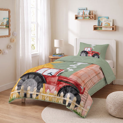 Lazy Dekbed Zonder Overtrek Kids - Tractor