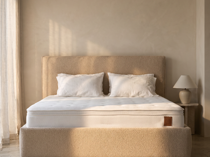 Boxspring met opbergruimte Modena - Taupe