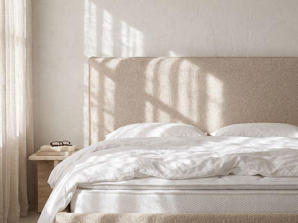 Boxspring met opbergruimte Modena - Beige