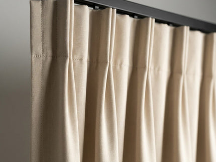 Luxe Gordijnen 100% Verduisterend - Haken - Crème