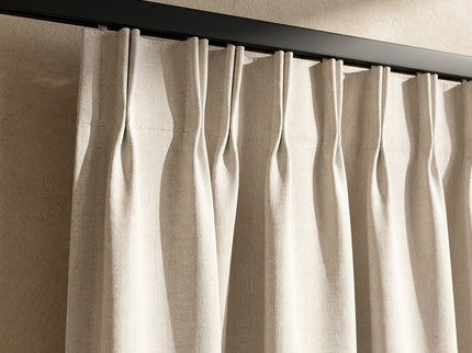 Luxe Gordijnen 100% Verduisterend - Haken - Crème