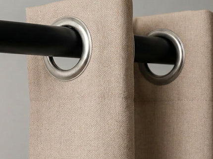 Luxe Gordijnen 100% Verduisterend - Ringen - Zand