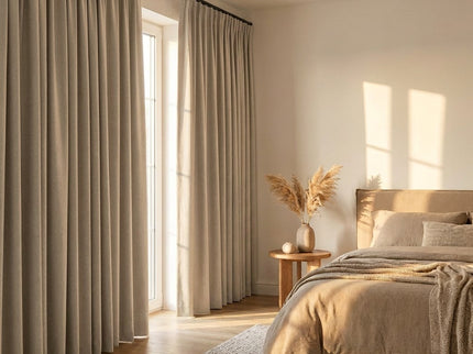 Luxe Gordijnen 100% Verduisterend - Haken - Crème
