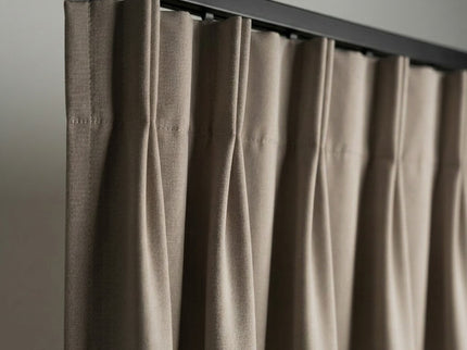 Luxe Gordijnen 100% Verduisterend - Haken - Taupe