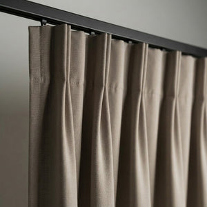Luxe Gordijnen 100% Verduisterend - Haken - Taupe